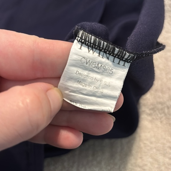 Twinth Navy Blue Pencil Skirt Size Small - Picture 7 of 12